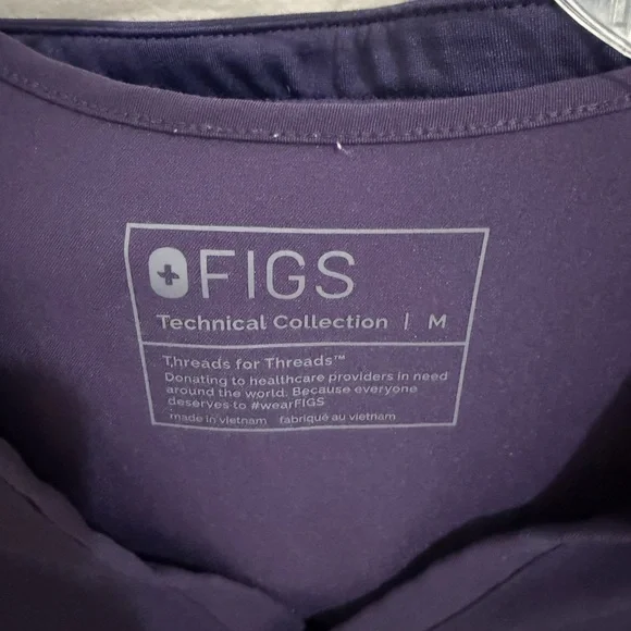 Figs Purple Shadow Set size Medium jogger pants - Picture 2 of 10
